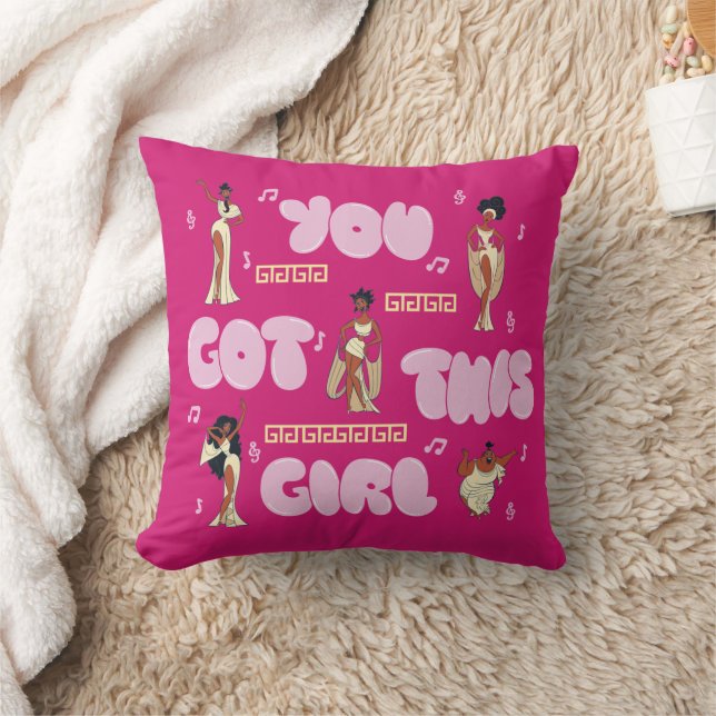 Cojín Decorativo The Muses - You Got This Girl Throw Pillow (Manta)