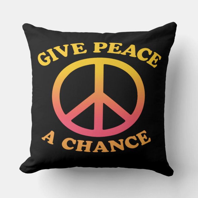 Cojín Decorativo 'The Peace Collection' Throw Pillow (Anverso)