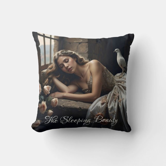 COJÍN DECORATIVO THE SLEEPING BEAUTY - BALLET & DANCE (Anverso)