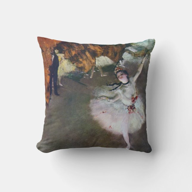 Cojín Decorativo The Star, Ballerina, Edgar Degas, 1878 (Anverso)