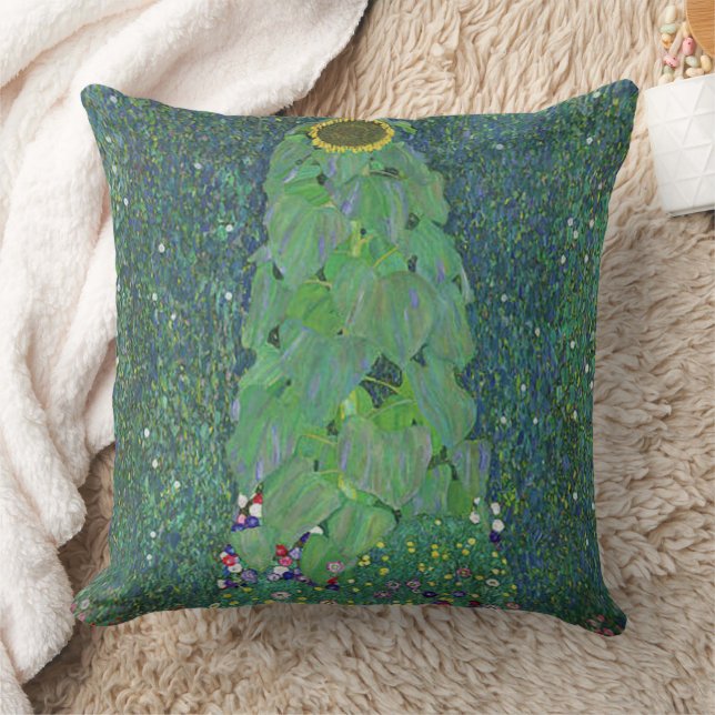 Cojín Decorativo the-sunflower-1907-gustav-klimt (Manta)