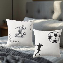 Cojín Decorativo The World of Football Throw Pillow