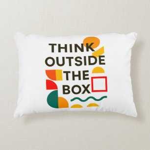Cojín Decorativo Think Outside the Box - Creative