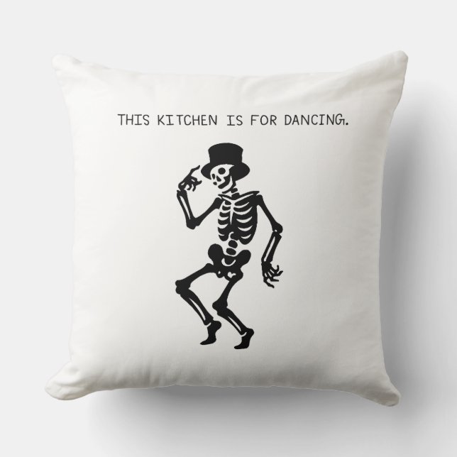 Cojín Decorativo This Kitchen is for Dancing (Anverso)