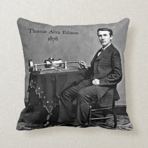 Cojín Decorativo Thomas Edison