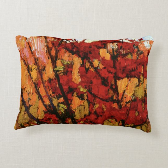 Cojín Decorativo Thomson - Maple suave en otoño (Reverso)