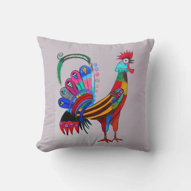 Cojín Decorativo THP - 025 - Rooster (Anverso)