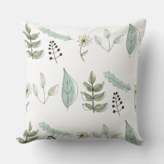 Cojín Decorativo Throw Cushion - Summer Leaves Design 2