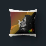 Cojín Decorativo Throw Pillow<br><div class="desc">Bob Marley Throw Pillow</div>