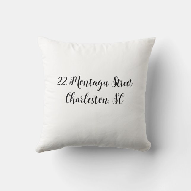 Cojín Decorativo Throw Pillow (Reverso)
