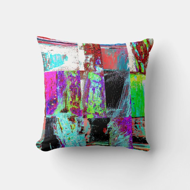 Cojín Decorativo Throw Pillow – Abstract Grid (Anverso)