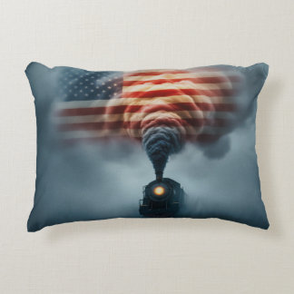 Cojín Decorativo Throw Pillow-All Aboard the Freedom Train