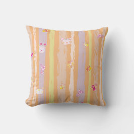 Cojín Decorativo Throw Pillow – Baby Joy & Creatures Pastel Animal