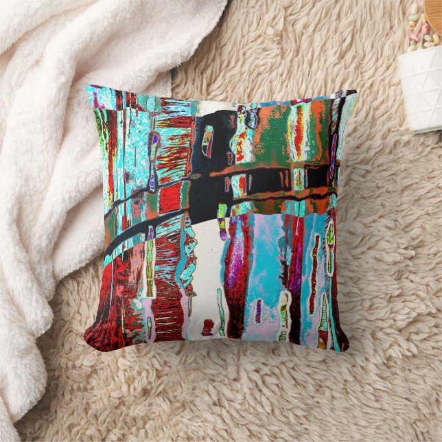 Cojín Decorativo Throw Pillow – Collapse Reflection Abstract Design (Manta)