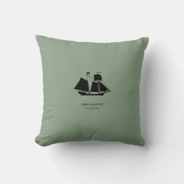 Cojín Decorativo Throw Pillow — HMS Gaspee
