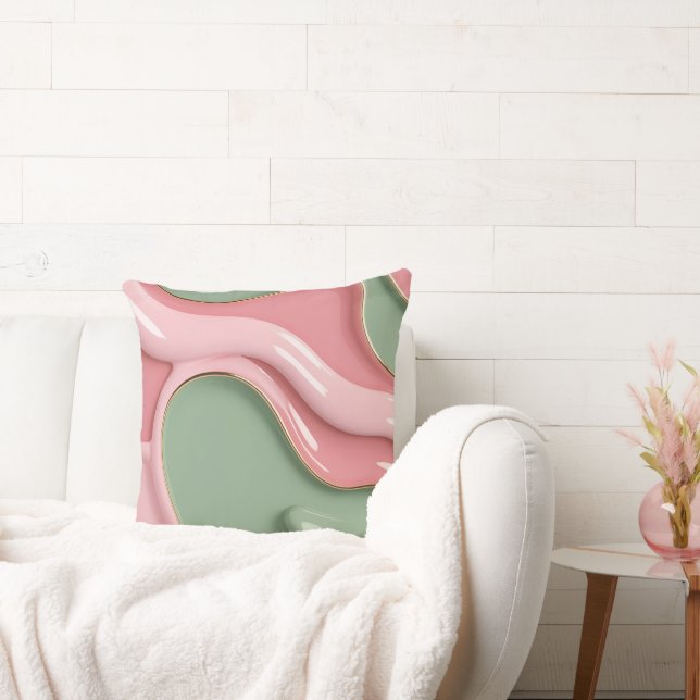 Cojín Decorativo Throw pillow in stylish abstract graphic (Sofá)