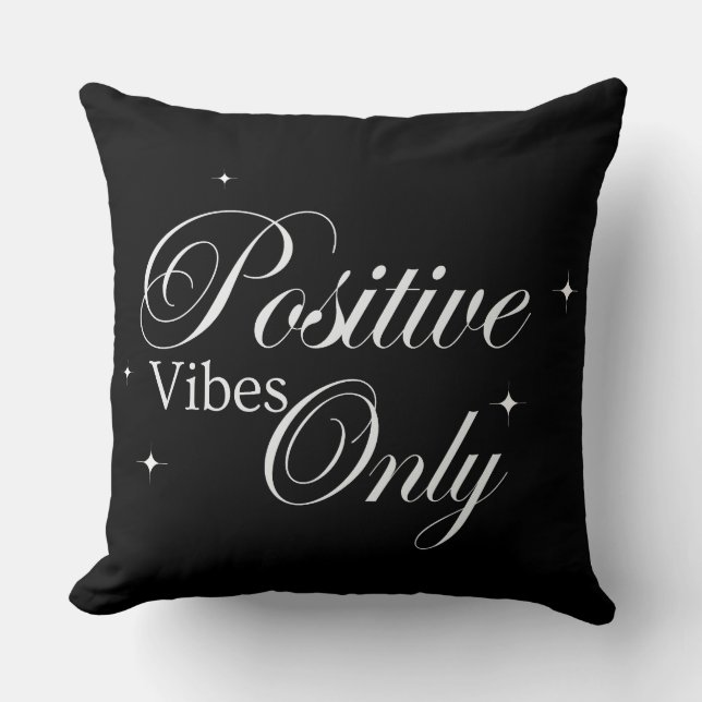 Cojín Decorativo  Throw Pillow – Inspirational Quote Pillow (Anverso)