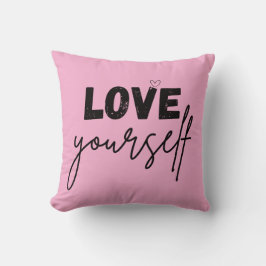 Cojín Decorativo throw pillow | motivational | love yourself