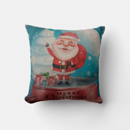 Cojín Decorativo Throw Pillow  Santa Clause 