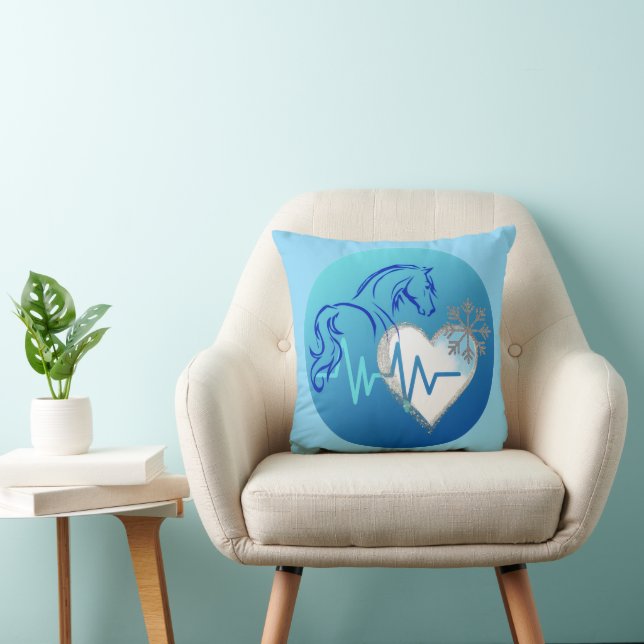 Cojín Decorativo Throw Pillow Winter Design (Silla)