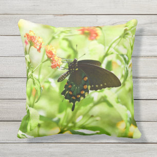 Cojín Decorativo Throwpillow al aire libre de la mariposa