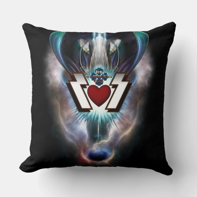 Cojín Decorativo Thunder Gods Rock Throw Planet (Anverso)