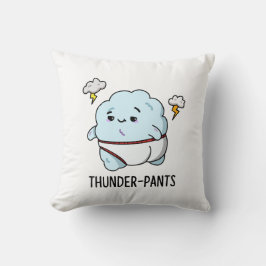 Cojín Decorativo Thunderpantalones Funny Cloud Weather Pun