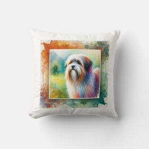 Cojín Decorativo Tibetan Terrier 140724AREF104 - Watercolor