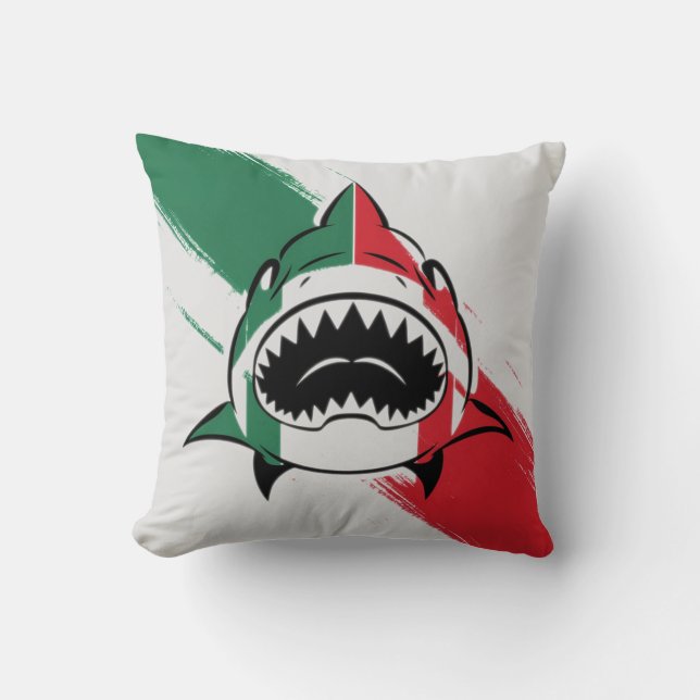 Cojín Decorativo Tiburón italiano (Anverso)