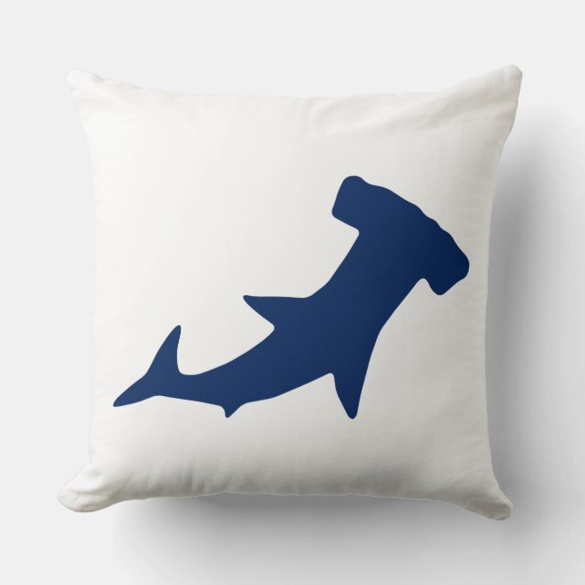Cojín Decorativo Tiburones Hammerhead (Anverso)