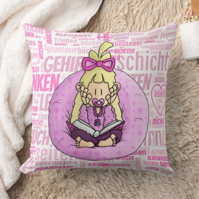 Cojín Decorativo Tida - Kinderbuch gemütlich lesen (Manta)