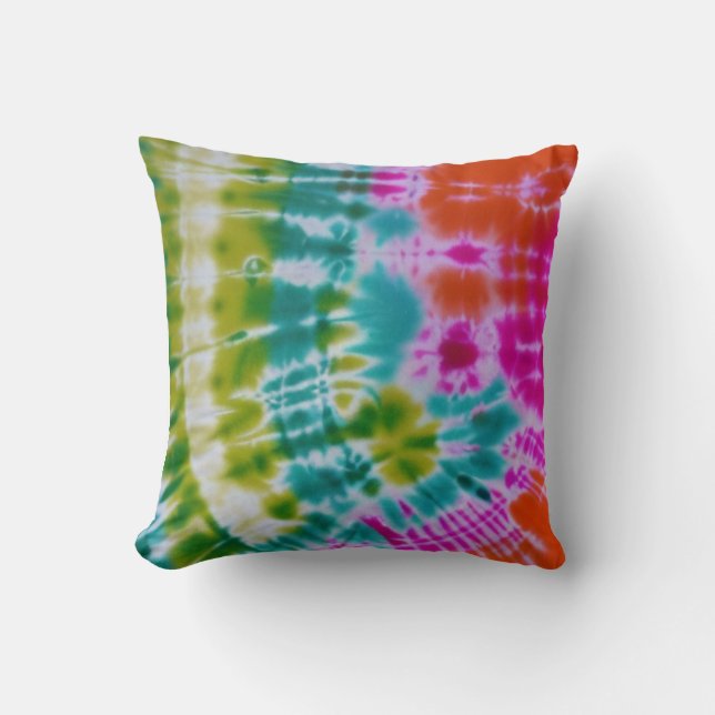 Cojín Decorativo Tie Dye (Anverso)