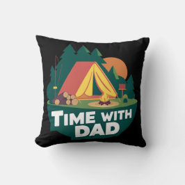 Cojín Decorativo Tiempo con papá - Día del padre