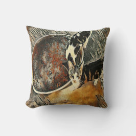 Cojín Decorativo ¡Tiempo de alimentación!