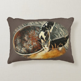 Cojín Decorativo ¡Tiempo de alimentación!