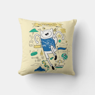 Cojín Decorativo Tiempo de aventura   Esbozo finn "Algebraic"