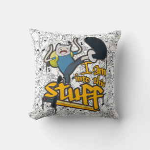 Cojín Decorativo Tiempo de aventura   Finn "Estoy En Esto"