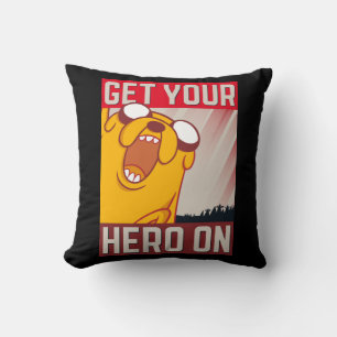 Cojín Decorativo Tiempo de aventura   Jake "Ponte tu héroe"