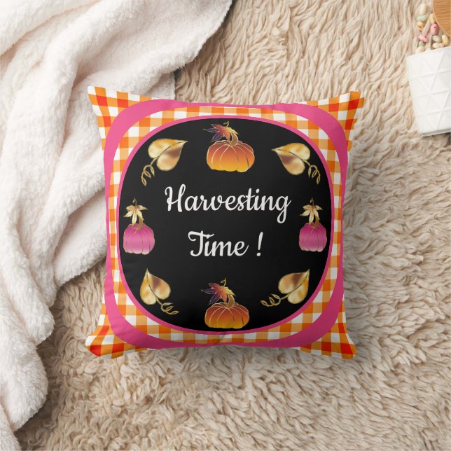 Cojín Decorativo Tiempo de cosecha caprichoso (Manta)