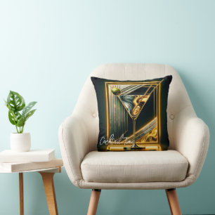 Cojín Decorativo Tiempo de Fiesta popular neón personalizado