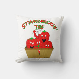Cojín Decorativo ¡Tiempo de fresa!