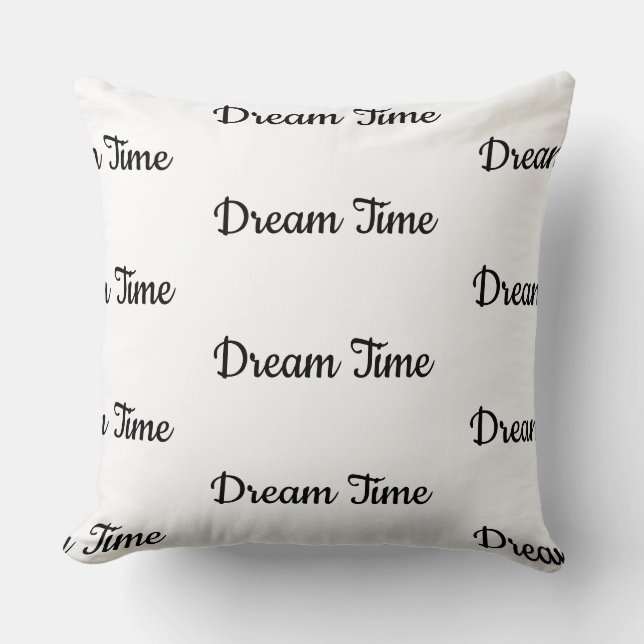 Cojín Decorativo "Tiempo de sueño" (Anverso)