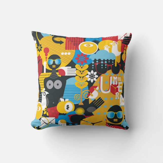 Cojín Decorativo Tiempo de verano (Anverso)