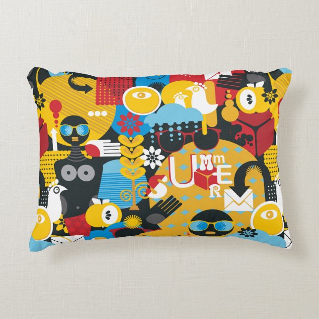 Cojín Decorativo Tiempo de verano (Anverso)