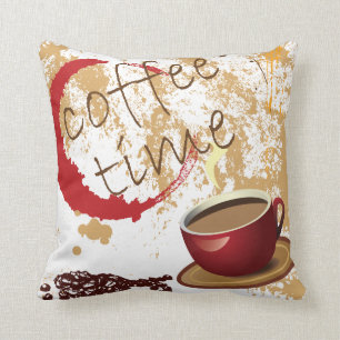 Cojín Decorativo Tiempo del café