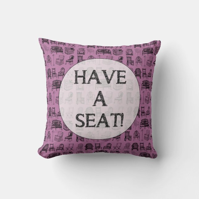 COJÍN DECORATIVO ¡TIENE UN ASIENTO! (Anverso)