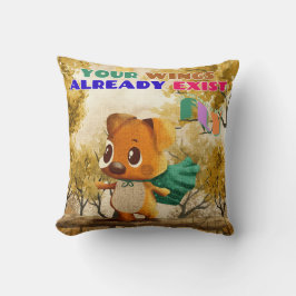 Cojín Decorativo Tienes Alas Que Simplemente Volan Un Perro Pequeño
