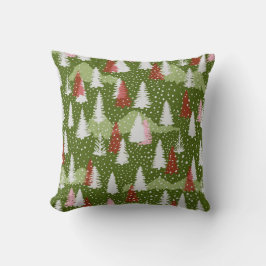 Cojín Decorativo Tierra de Ensueño de Navidad Exclusiva Dibujada a 