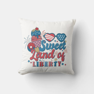 Cojín Decorativo TIERRA DULCE patriótica de LIBERTAD