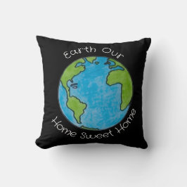Cojín Decorativo Tierra Nuestro Hogar Dulce Hogar